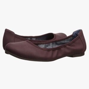 Dr. Scholl's Women's Feel Good Ballet Flat/NWOB /Bordo Red Smooth /Flats / 8.5 M